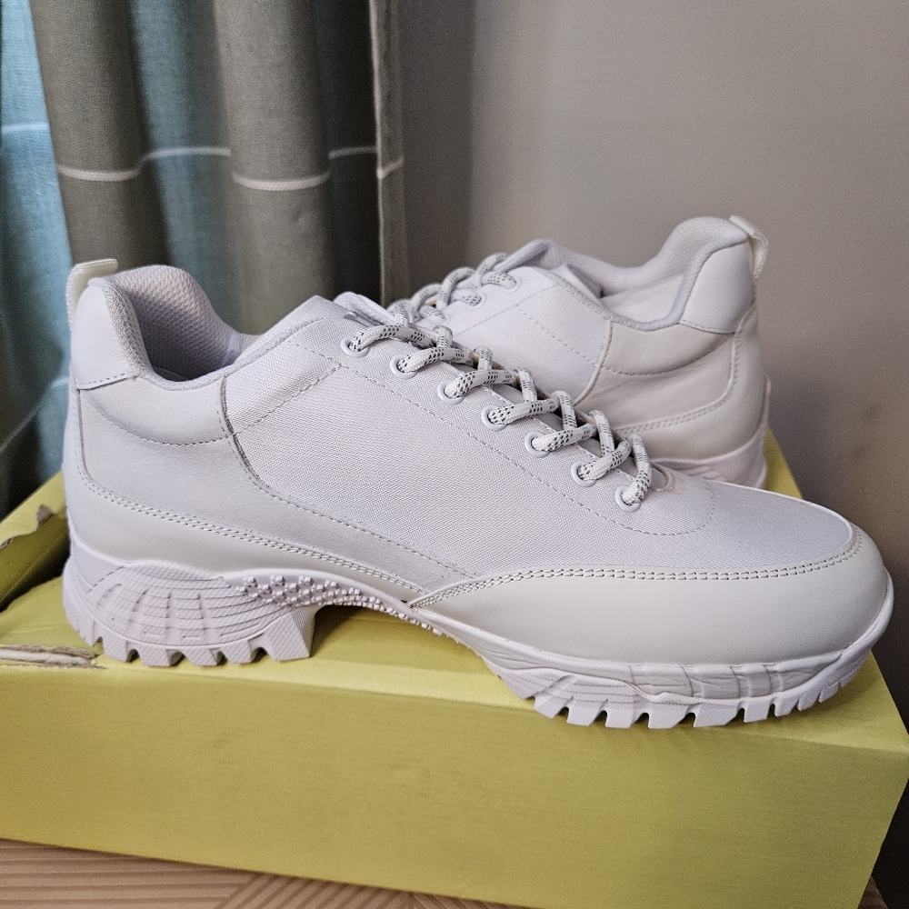 NEW J.Lindeberg Hiker Sneaker White Chunky Mens Trail Shoes EU 42 | US 9 Vibram - Picture 6 of 14
